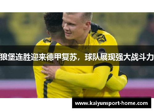 狼堡连胜迎来德甲复苏，球队展现强大战斗力